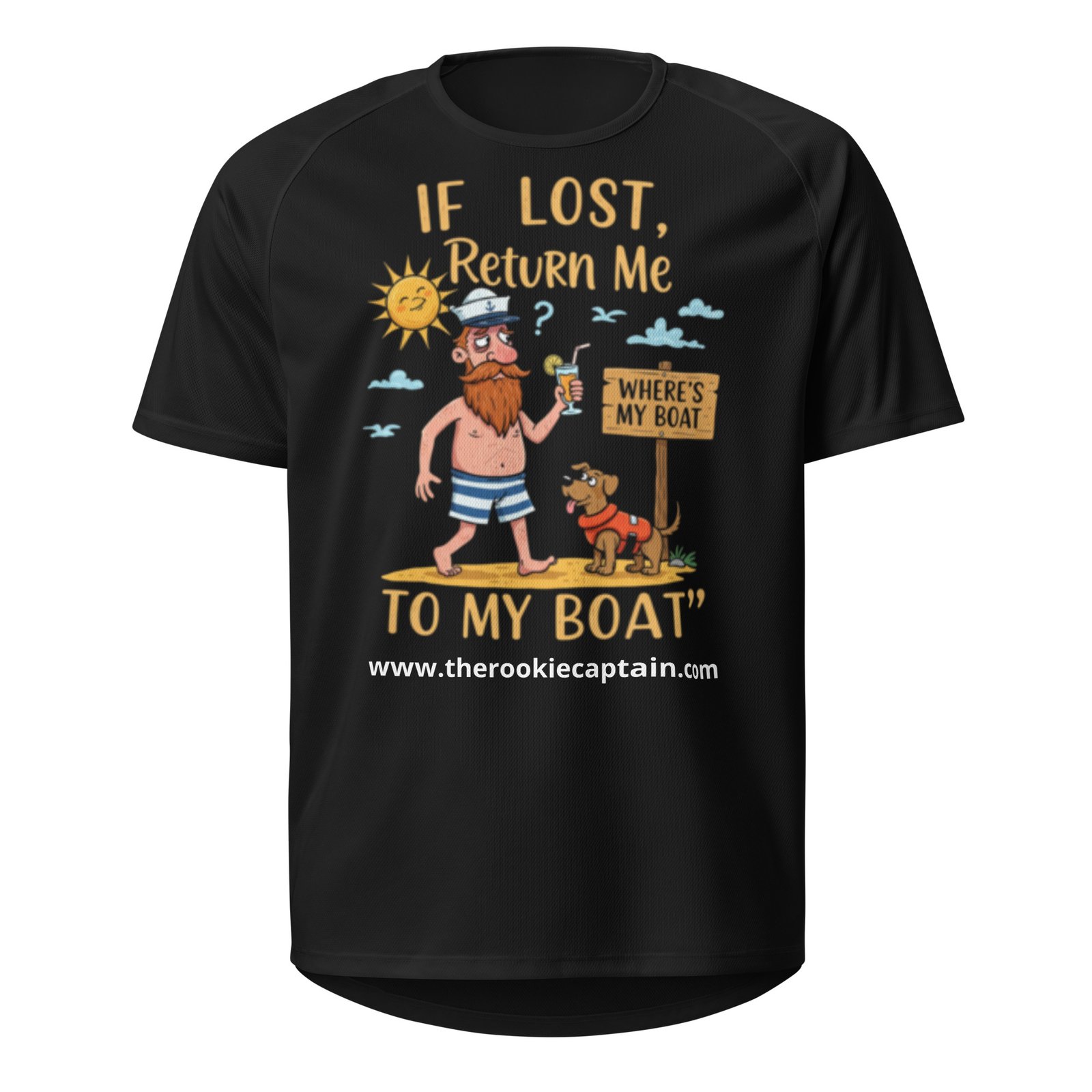 If Lost, Return Me to My Boat – Unisex Sports Jersey