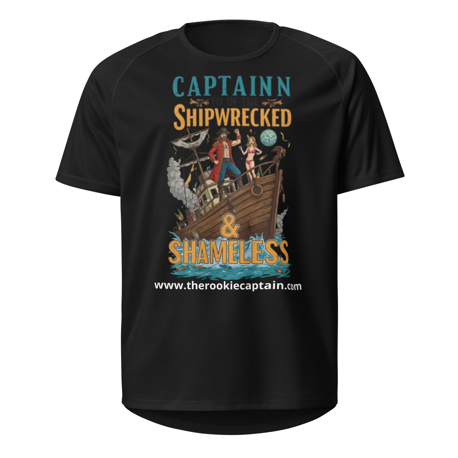 Captain of the Shipwrecked & Shameless – Unisex Sports Jersey