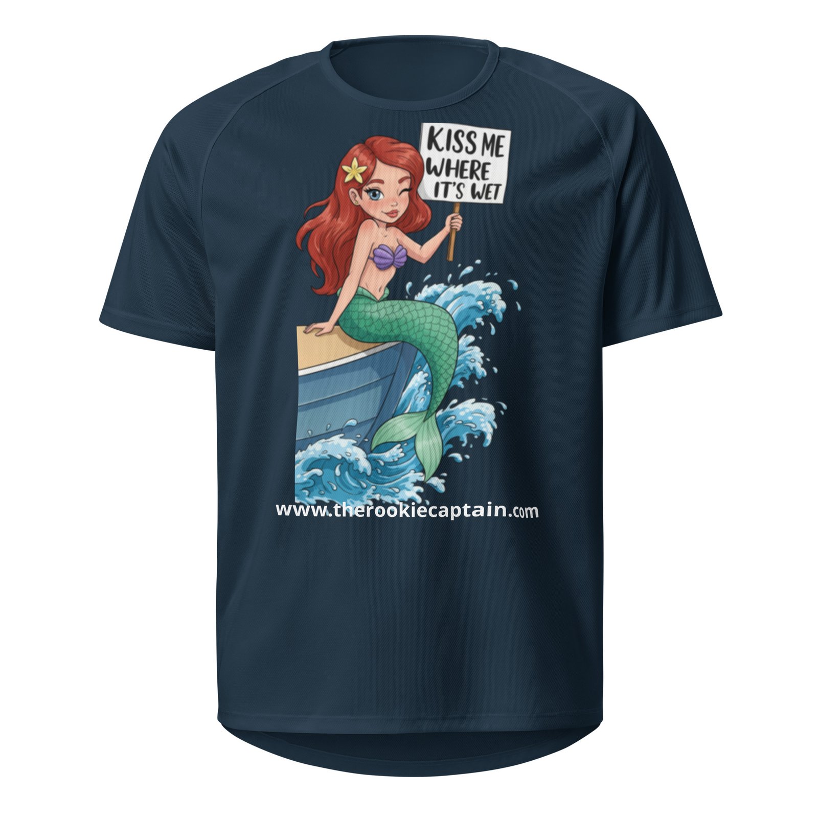 Kiss Me Where It’s Wet – Unisex Sports Jersey