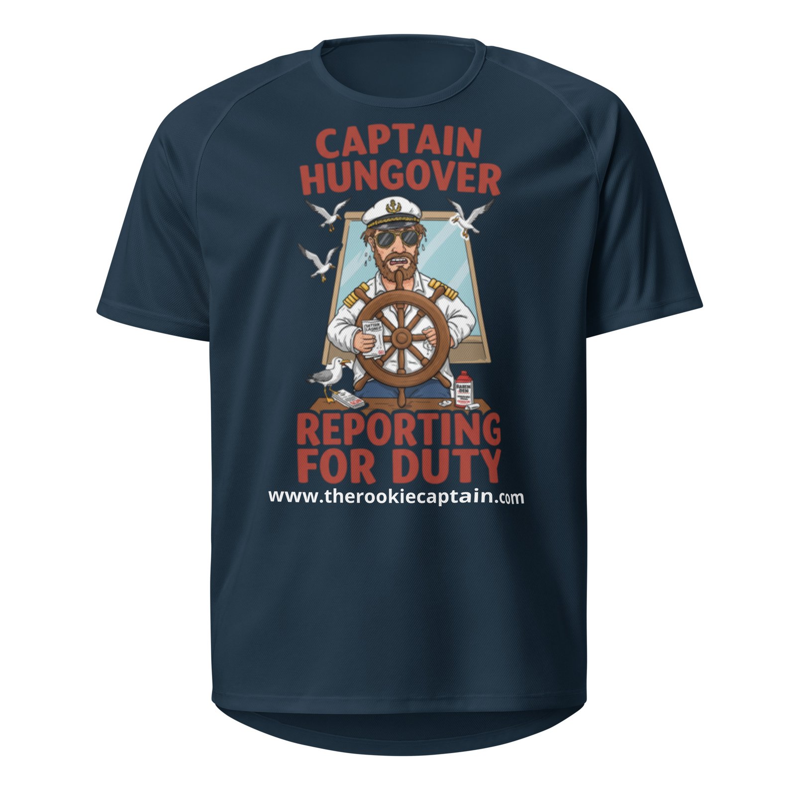Captain Hungover – Unisex Sports Jersey