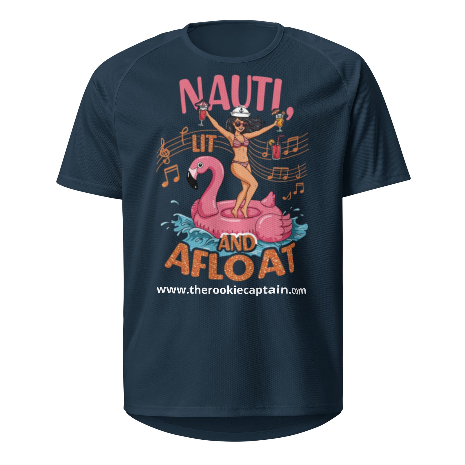 Nauti, Lit, and Afloat – Unisex Sports Jersey