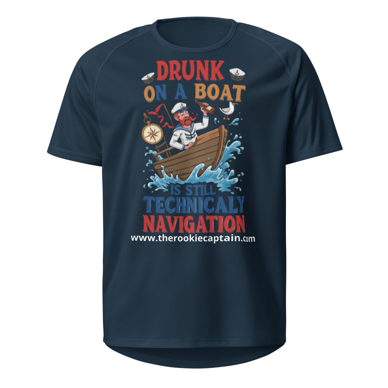 Drunk on a Boat is Still Technically Navigation – Unisex Sports Jersey